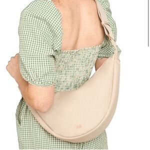 JULY Everyday Taupe Crescent Bag